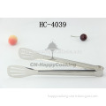 Stainless steel kitchen tongs stainless meat tongs/barbecue tong